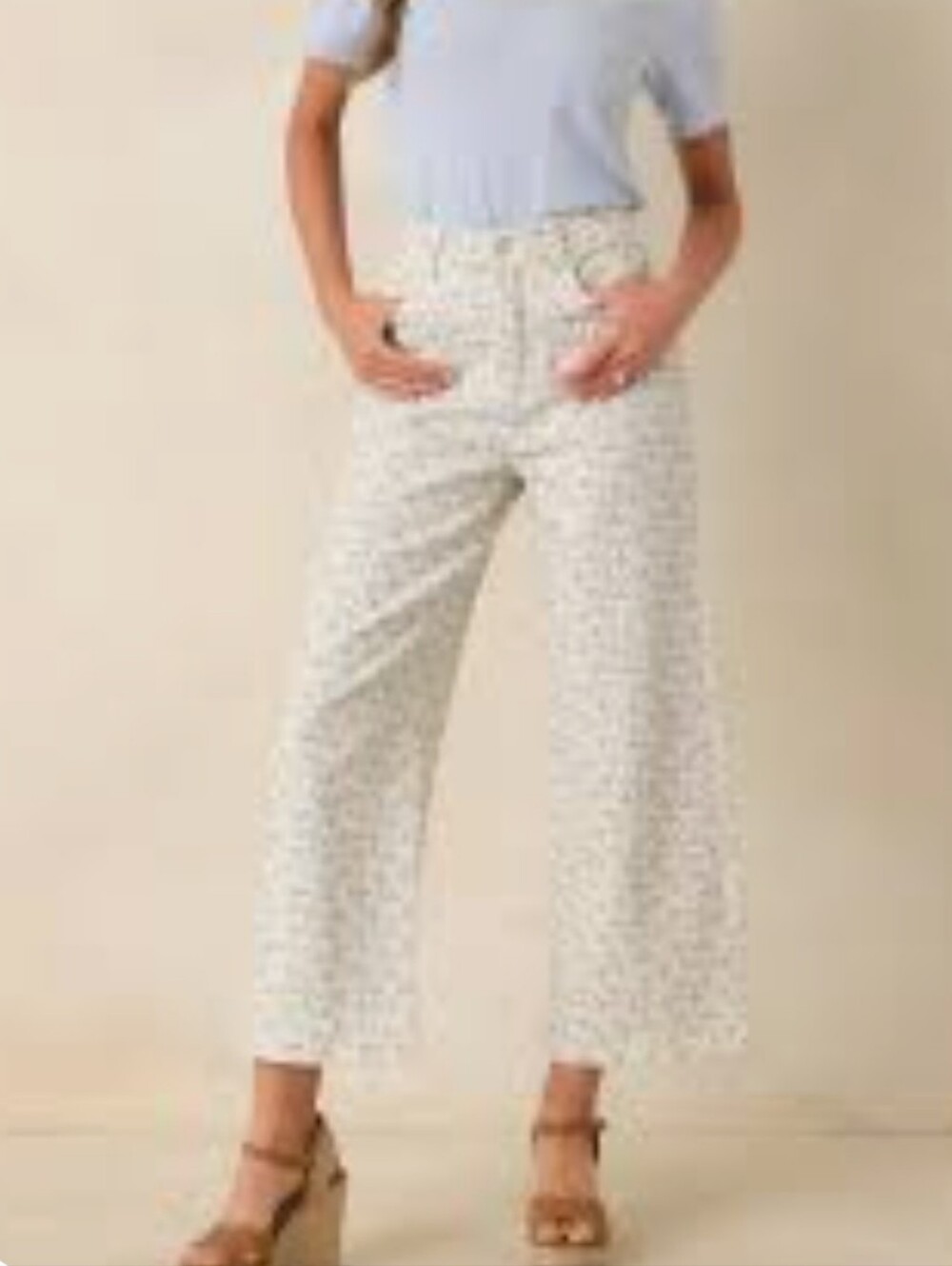 NEW! Reformation Alyssa Patch Pocket High-Rise Wide-Leg Jeans Size 27